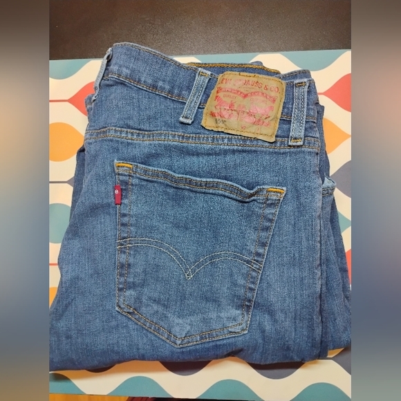 Levi's 559 Size 38x36 Blue Jeans Straight Leg Mens Levi Strauss Denim - Picture 1 of 6